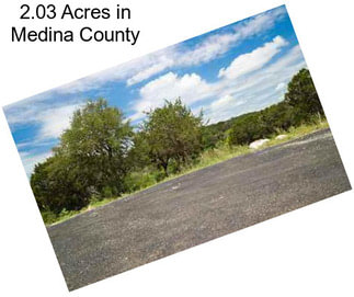 2.03 Acres in Medina County