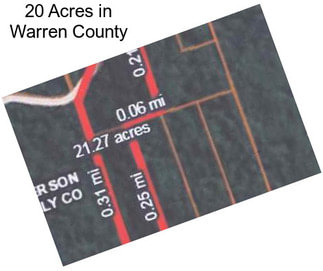 20 Acres in Warren County