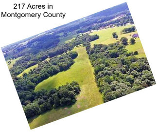 217 Acres in Montgomery County