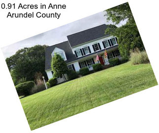 0.91 Acres in Anne Arundel County