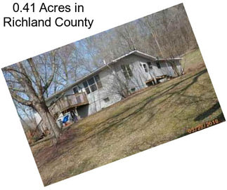 0.41 Acres in Richland County