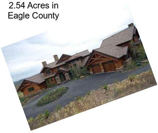 2.54 Acres in Eagle County