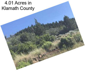4.01 Acres in Klamath County