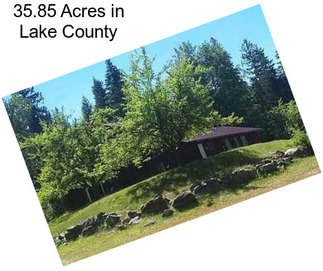 35.85 Acres in Lake County