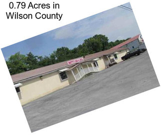 0.79 Acres in Wilson County