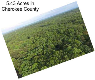 5.43 Acres in Cherokee County