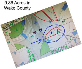 9.86 Acres in Wake County