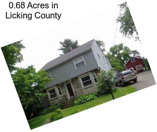 0.68 Acres in Licking County