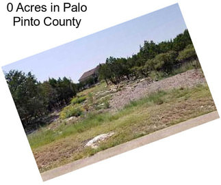 0 Acres in Palo Pinto County