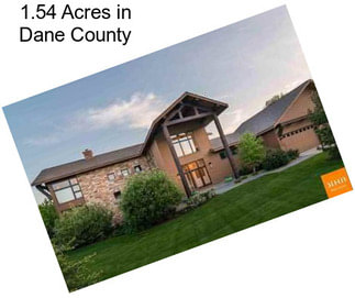 1.54 Acres in Dane County