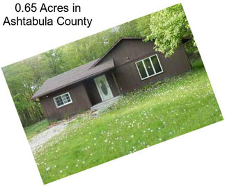 0.65 Acres in Ashtabula County