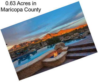 0.63 Acres in Maricopa County