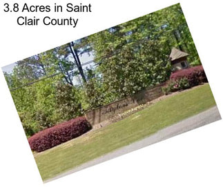 3.8 Acres in Saint Clair County