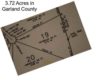 3.72 Acres in Garland County