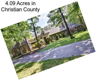 4.09 Acres in Christian County