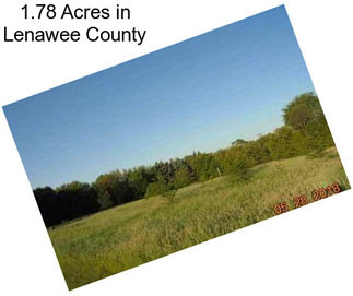 1.78 Acres in Lenawee County