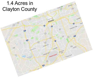 1.4 Acres in Clayton County