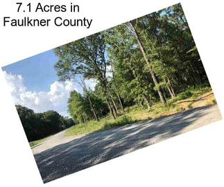 7.1 Acres in Faulkner County
