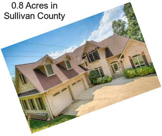 0.8 Acres in Sullivan County