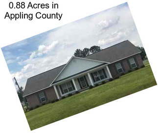 0.88 Acres in Appling County