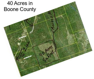 40 Acres in Boone County