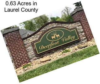 0.63 Acres in Laurel County