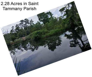 2.28 Acres in Saint Tammany Parish