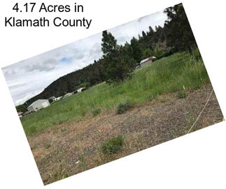 4.17 Acres in Klamath County