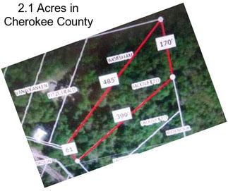 2.1 Acres in Cherokee County