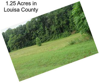 1.25 Acres in Louisa County