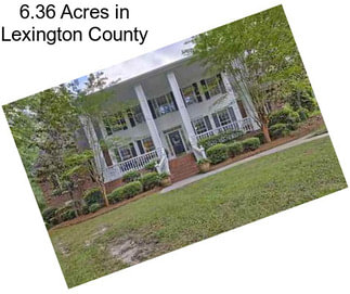 6.36 Acres in Lexington County