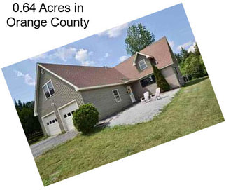 0.64 Acres in Orange County