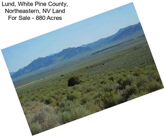Lund, White Pine County, Northeastern, NV Land For Sale - 880 Acres