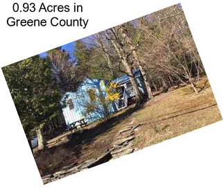 0.93 Acres in Greene County