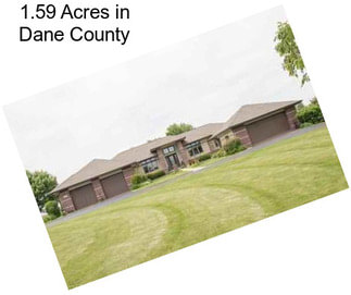 1.59 Acres in Dane County