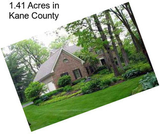 1.41 Acres in Kane County