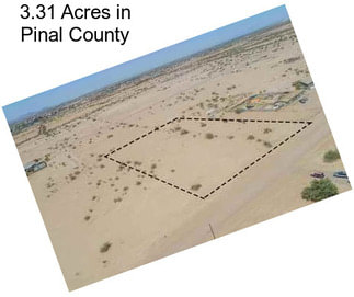 3.31 Acres in Pinal County