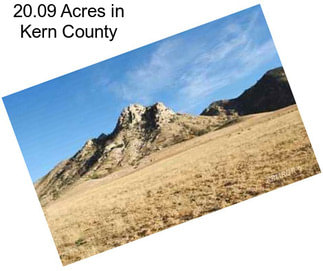 20.09 Acres in Kern County