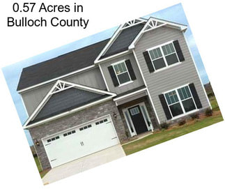 0.57 Acres in Bulloch County
