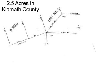 2.5 Acres in Klamath County