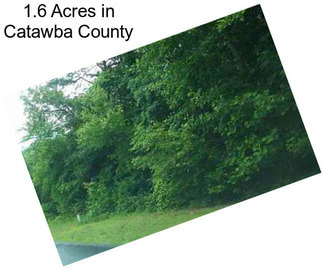 1.6 Acres in Catawba County
