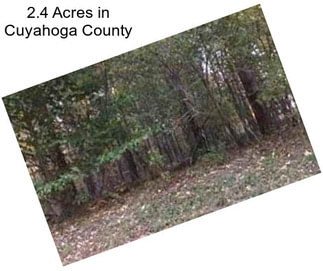 2.4 Acres in Cuyahoga County