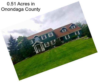 0.51 Acres in Onondaga County