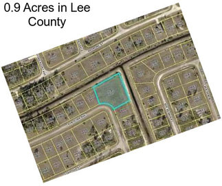 0.9 Acres in Lee County