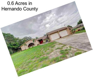 0.6 Acres in Hernando County