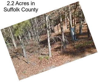 2.2 Acres in Suffolk County