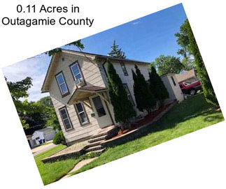 0.11 Acres in Outagamie County