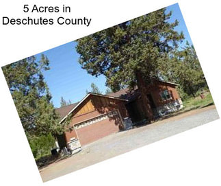 5 Acres in Deschutes County