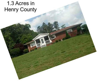 1.3 Acres in Henry County