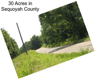 30 Acres in Sequoyah County